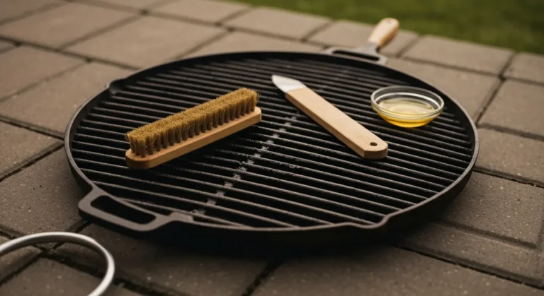 Jak czyścić ruszt żeliwny po grillowaniu bez uszkodzenia warstwy ochronnej?